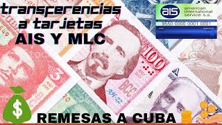 ¿Cómo recargar TARJETAS AIS Y MLC para transferencias a Cuba [upl. by Unders]