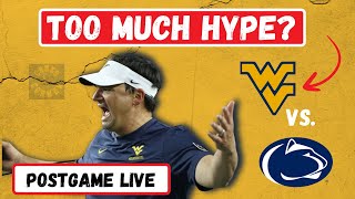 West Virginia DOMINATED BY Penn State  Postgame Reaction [upl. by Raknahs723]