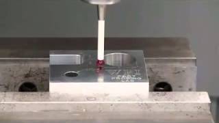 How do you probe the center of a workpiece starting from a corner in a Haas CNC mill [upl. by Talya]