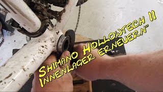 Hollowtech 2 Innenlager Tretlager erneuern Shimano Truvativ Sram [upl. by Gnirol]