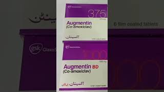 Augmentin 375mg Tablet Augmentin Tablet 625mg Augmentin 1000mg Tablet Uses [upl. by Marthe]