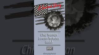 US Navy Chief Yeoman Loretta Perfectus Walsh WWI [upl. by Baugh]