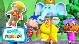 The Search for the Lost Teddy Bear  Bubbles amp Friends Back to School Special  Videos for Toddlers [upl. by Anneg]