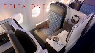 DELTA ONE A330900neo Business Class Amsterdam to Salt Lake City luxury suite [upl. by Wenda]