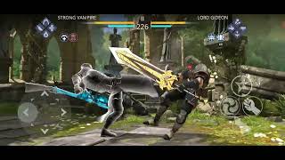 Living Legend vs lord Gideon shadowfight3 [upl. by Aronid]