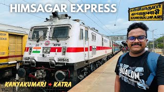 Himsagar Express  Kanniyakumari to Kashmir Full Journey Vlog  Part 1 Kanniyakumari to Tirupati [upl. by Donetta115]