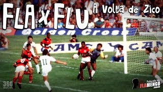 Flamengo 4 x 1 Fluminense  A volta de Zico na íntegra [upl. by Muldon71]