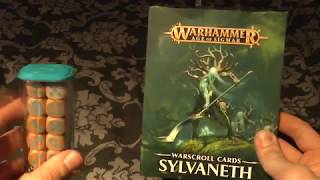 Warhammer AoS  Sylvaneth Warscroll CardsDice [upl. by Ecnerwal]