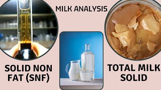 Determination of Total Milk Solid amp Solid Non Fat SNFA Complete Procedure AOAC 99020 amp 99021 [upl. by Durkin]