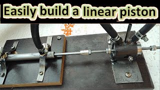 Linear generatorLinear pistonEasy way to make linear pistonEasily build a linear piston [upl. by Sert786]