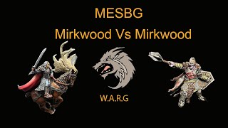 MESBG Battle report  Dark Denizens of Mirkwood LL vs Halls of Thranduil [upl. by Gilliam]