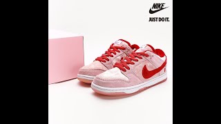 StrangeLove x NikeDunk Low SB Valentines Day CT2552800 [upl. by Enimassej93]