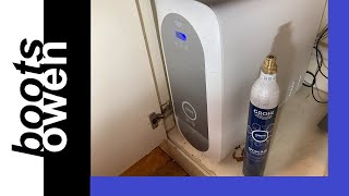 Water chiller and carbonator installation Grohe Blue Home DIY install odd fault not fizzy enough [upl. by Shaylah698]