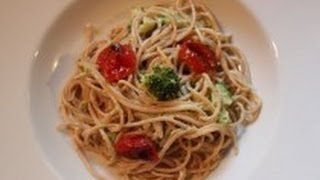 Brokkoli Spaghetti Rezept vegan  Der Bio Koch 93 [upl. by Gnel]