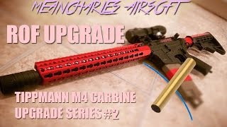 Tippmann m4 Carbine  Upgrade Series 2 Rate of Fire [upl. by Meggs]