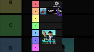 Roblox games tier list [upl. by Theobald]