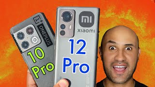 OnePlus 10 Pro vs Xiaomi 12 Pro Cámaras batería rendimiento ¿cuál es mejor celular [upl. by Minetta824]