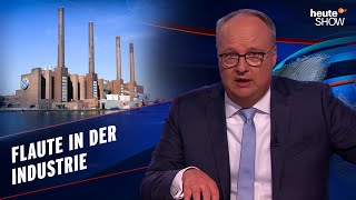 Die Wirtschaft schrumpft – wird Deutschland abgehängt  heuteshow vom 08092023 [upl. by Leribag]