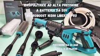 Idropulitrice ad alta pressione a batteria Hidroboost 10200 Liberty pro [upl. by Otrebide]