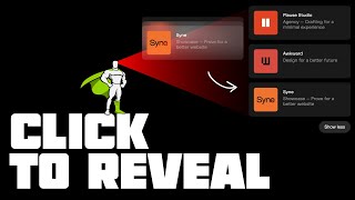 Click Reveal  The Easiest Greensock Animation Tutorial [upl. by Enirac192]