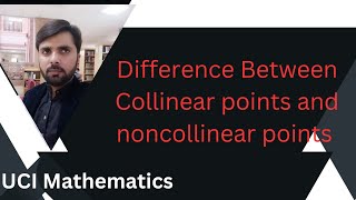 Learn Difference Between Collinear points and noncollinear points [upl. by Eerac]