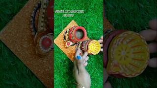 Diy tea light candle holder using matkadiwali decorationshortsdiycandleholderytshorts [upl. by Sire840]