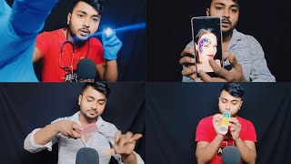 ASMR Role Play In 34 Minutes  Haircut And Eye Exam Face Drawing Hand Sounds Mouth Sound [upl. by Sadirah]