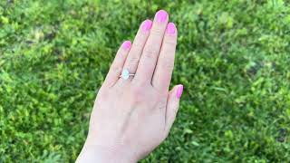 Rare Carat Engagement Ring Review 2 Carat Oval Lab Diamond [upl. by Anu]