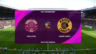 Moroka Swallows vs Kaizer Chiefs 26112023 DStv Premiership PES 2021 [upl. by Jennine906]