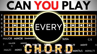 How to Build EVERY Chord on Guitar  How Chords Are Named  Chord Formula Guitar [upl. by Aicinoid480]