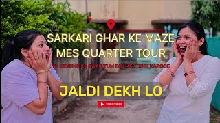 MILITARY ENGINEERING SERVICES MES  SARKARI Quarter  JE  MES STAFF HOME TOUR 🏠​⁠fitwitharpi [upl. by Dot]