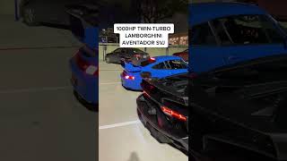 First timer seeing a TWIN TURBO Aventador SVJ [upl. by Noisla]