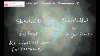 Was ist Corporate Governance [upl. by Nehgaem]