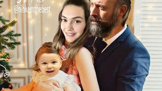 Bergüzar Korel ❤️ Halit Ergenc Family [upl. by Nabalas343]