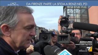 Da Firenze parte la sfida a Renzi nel PD [upl. by Enel]