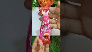 Lotte Lollies Strawberry Flavour Candy Popsicle🍓🍭😇shorts icecream chocolate viral shortvideo [upl. by Haynor]