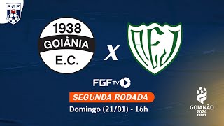 Ao vivo  Goiânia EC X AE Jataiense  Campeonato Goianão 2024 [upl. by Repsac]