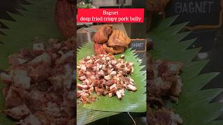 Bagnet  deep fried crispy pork belly dish 😋 🔥 pork philippines crispy foodlover like share [upl. by Eetsim]