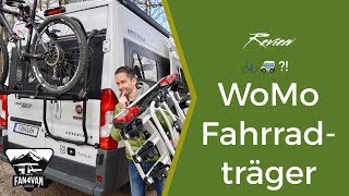 Wohnmobil Fahrradträger  welcher passt zu meinem Kastenwagen [upl. by Akemal]