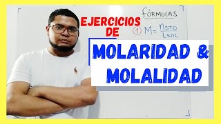 Unidades de Concentración Químicas Molaridad y Molalidad [upl. by Ryter192]