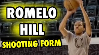 Romelo Hill Basketball Shooting Form [upl. by Rox]