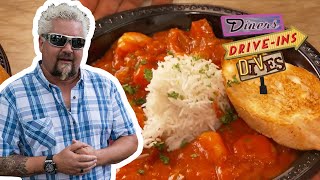 Guy Fieri Eats Dynamite Shrimp Creole in Mississippi  Diners DriveIns and Dives  Food Network [upl. by Salema]