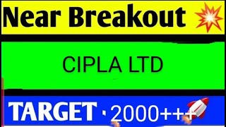 CIPLA LTD SHARE LATEST NEWS TODAYCIPLA SHARE TARGETCIPLA LTD SHARE NEWSCIPLA SHARE LATEST NEWS [upl. by Sitra48]