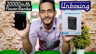 ambrane power bank 20000mah  Ambrane 225w Fast charging powerbanks [upl. by Enohs]