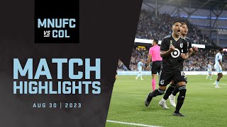 HIGHLIGHTS Minnesota United FC vs Colorado Rapids  August 30 2023 [upl. by Arvad736]