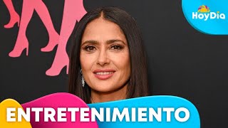 Salma Hayek revela cómo hace con las canas  Hoy Día  Telemundo [upl. by Einalam606]