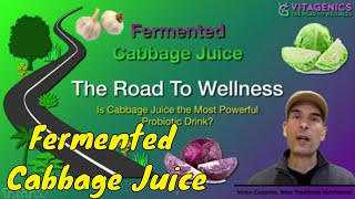 Fermented Cabbage Juice One of the most powerful probiotic drinks and THIS recipe is supercharged [upl. by Amlev]