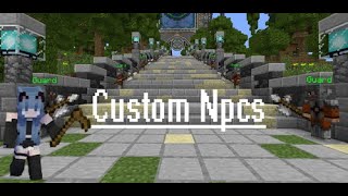 Обзор мода Custom NPCs1122Forgeсоздаем своего нпс [upl. by Valry]