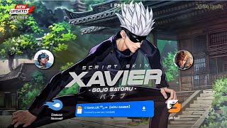 Script Skin Xavier Gojo Satoru No Password  Full Effect amp Voice Update  New Patch [upl. by Iaras721]