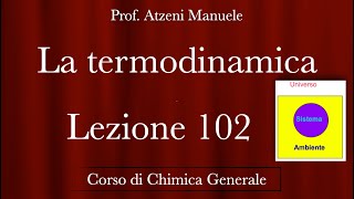 quotLa termodinamicaquot L102  Chimica generale  ProfAtzeni ISCRIVITI [upl. by Handler231]